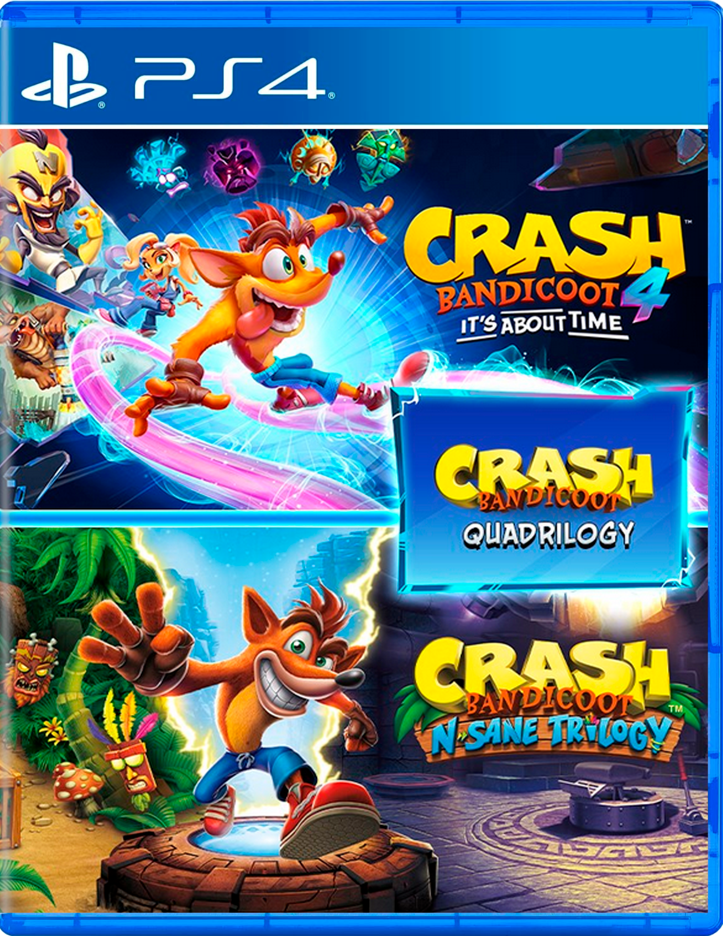 Crash Quadrology PS4 Crash Bandicoot™ - Lote Quadrilogy PS4 - Image 1