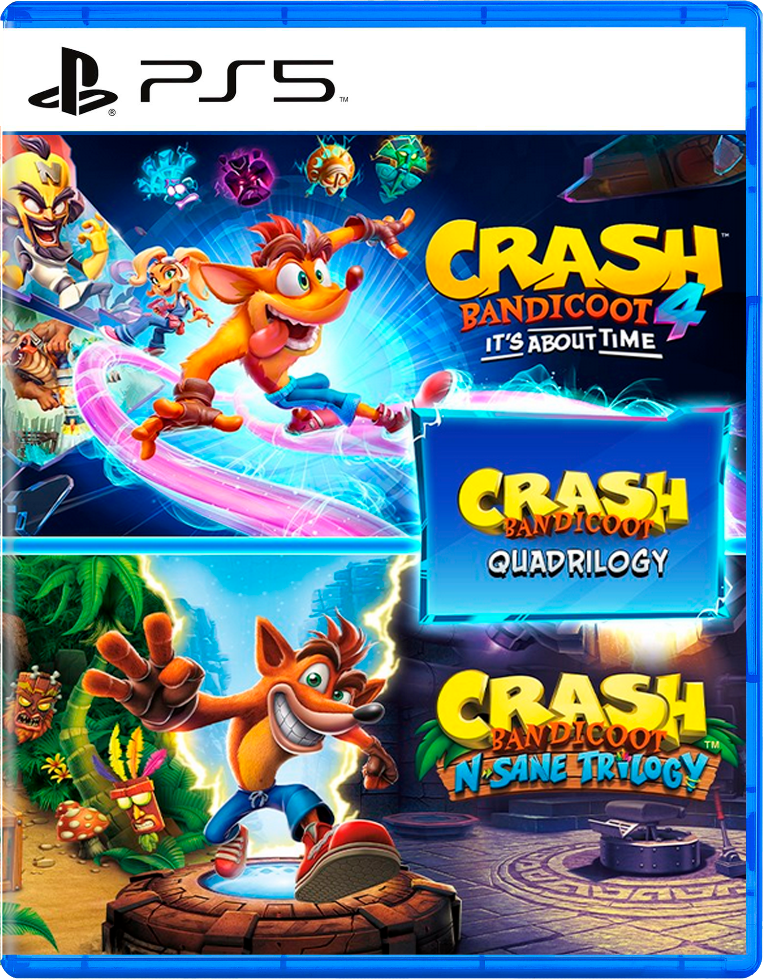 Crash Quadrology PS5 Crash Bandicoot™ - Lote Quadrilogy PS5 - Image 1