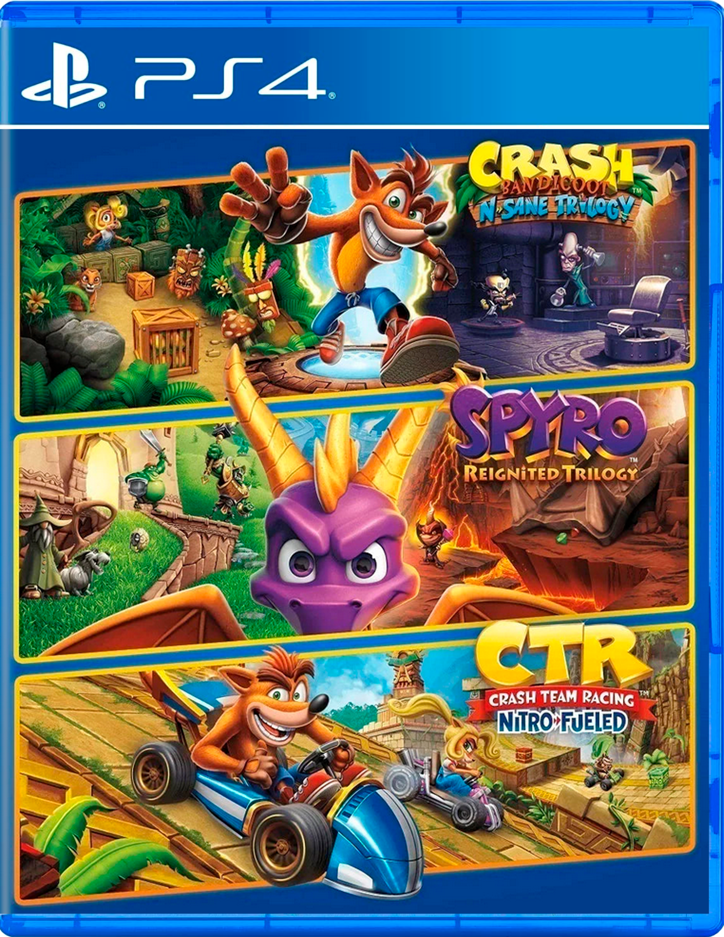 Crash Spyro PS4 Lote Triple Juego de Crash™ + Spyro™ 7 en 1 PS4 - Image 1