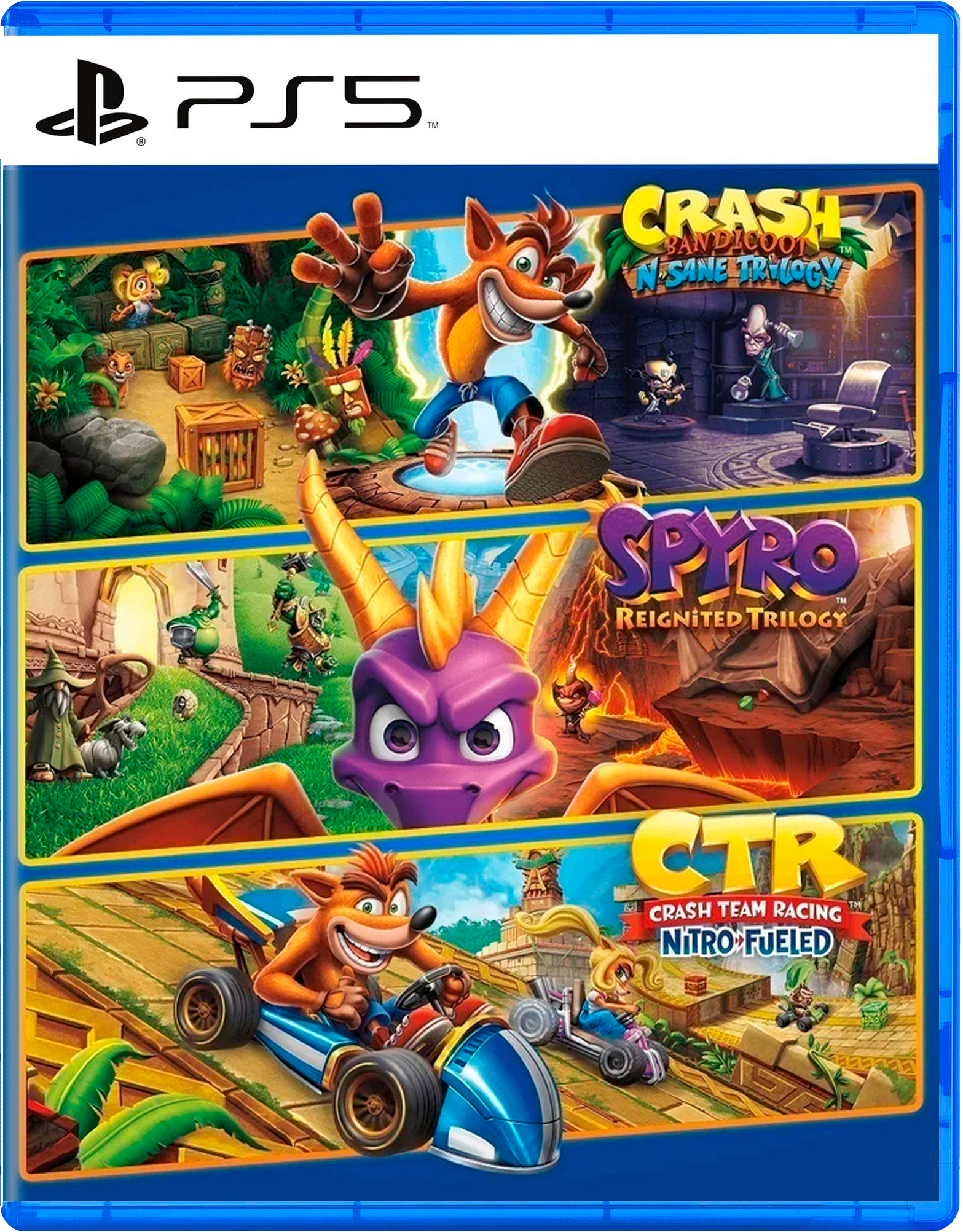 Crash Spyro PS5 Lote Triple Juego de Crash™ + Spyro™ 7 en 1 PS5 - Image 1